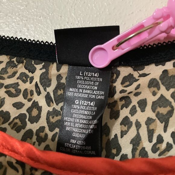 Secret Treasures Y2K Style Cheetah Print McBling Babydoll Camisole Large - Picture 6 of 9